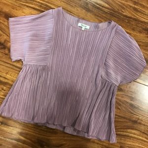 Madewell micropleat top